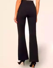 Women's Nontransparent Fabric Classic-Stylish Pant Black
