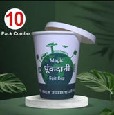 Magic Disposable Spit Cup for Home/Office/Patients/Car (Solidifies Liquid Pack of 10)